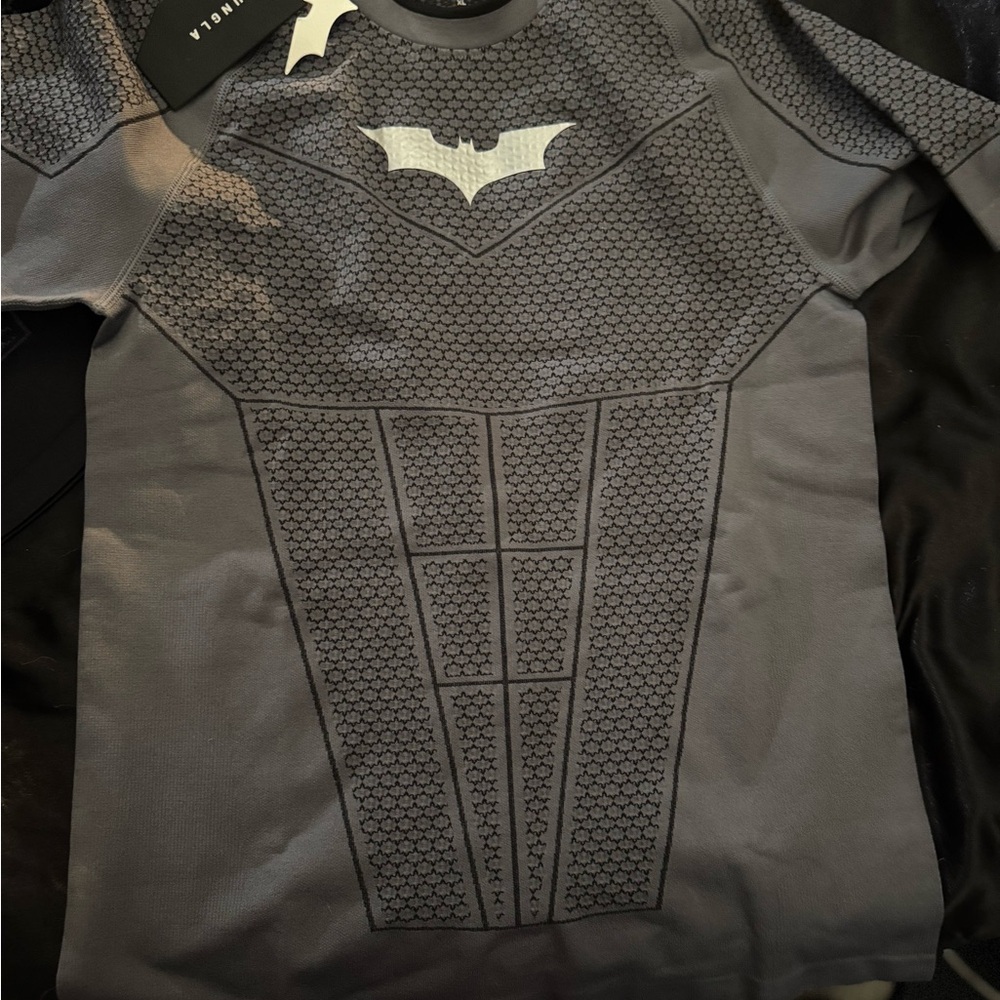 YoungLA Dark Grey Batman Trilogy Compression Top